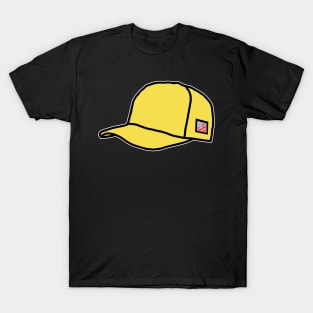 Trucker Hats Yellow Graphic T-Shirt